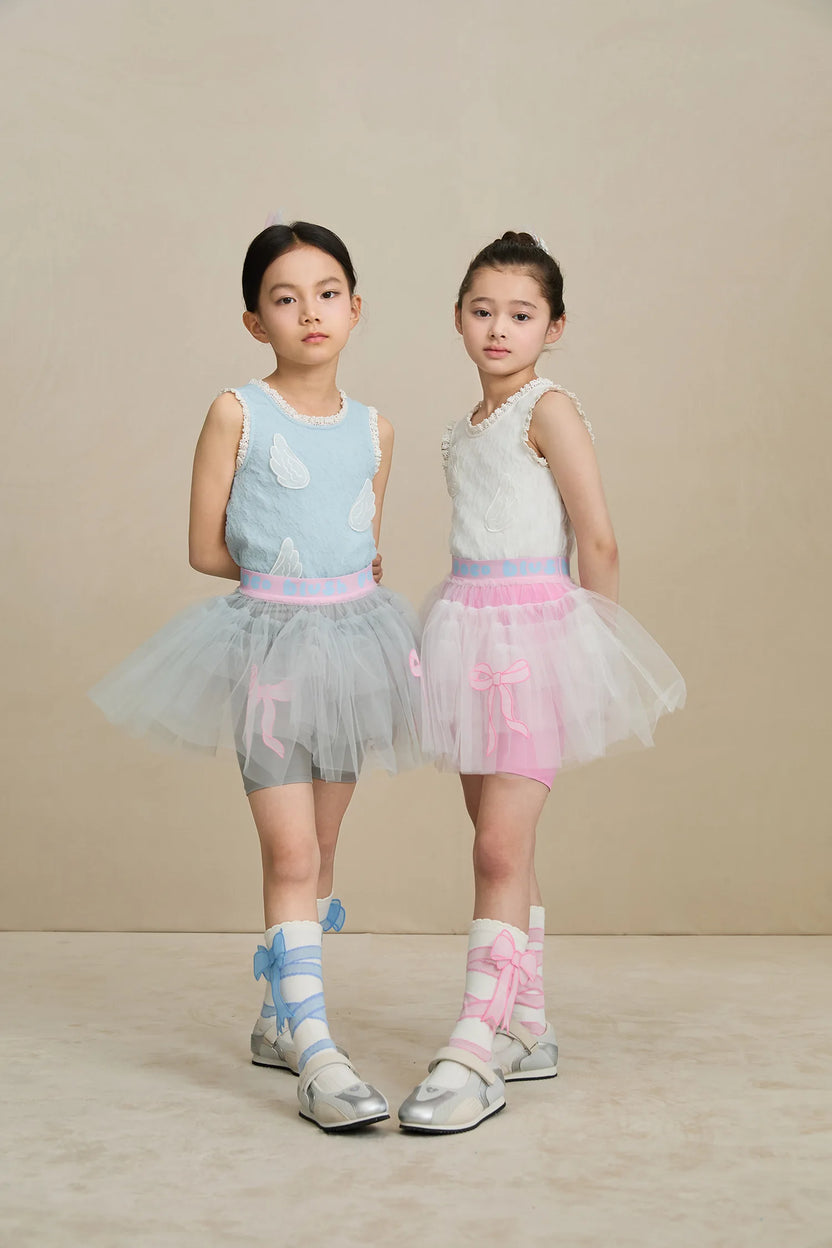 Tulle Ballet Skort with Bow Detail by Poco Blush, image 11