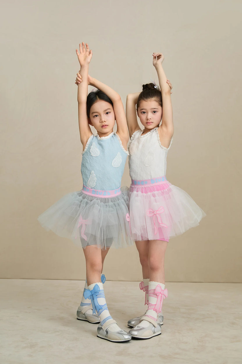 Tulle Ballet Skort with Bow Detail by Poco Blush, image 12