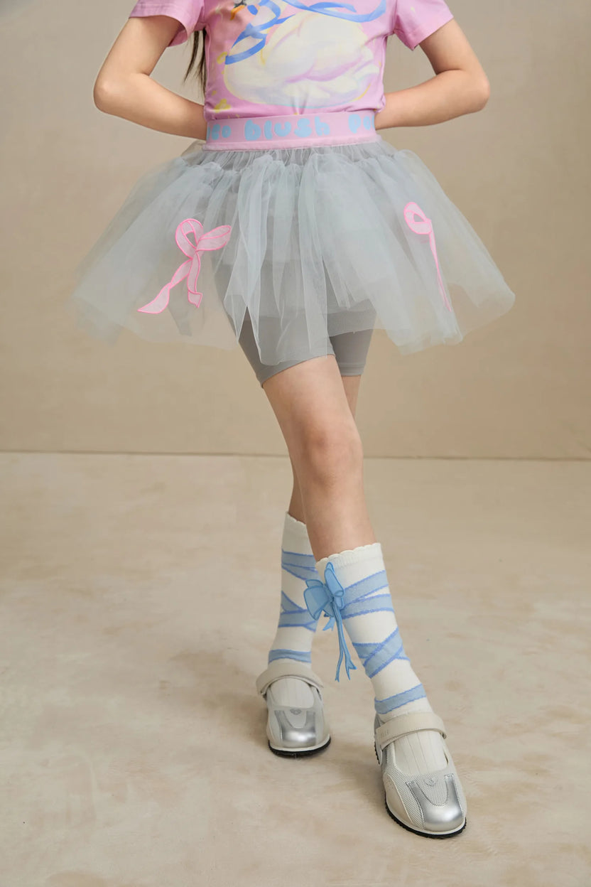 Tulle Ballet Skort with Bow Detail by Poco Blush, image 14
