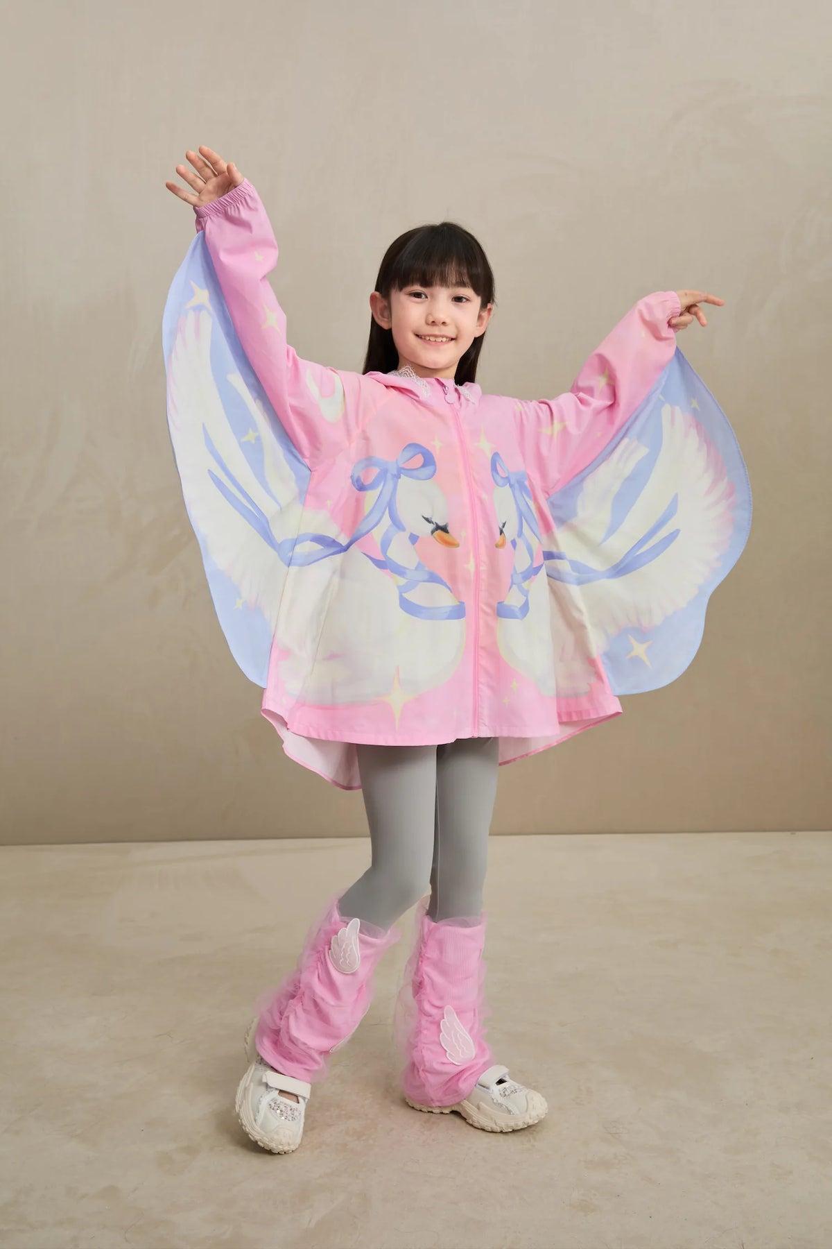 Poco Blush Featherlight Mesh Layered Leggings