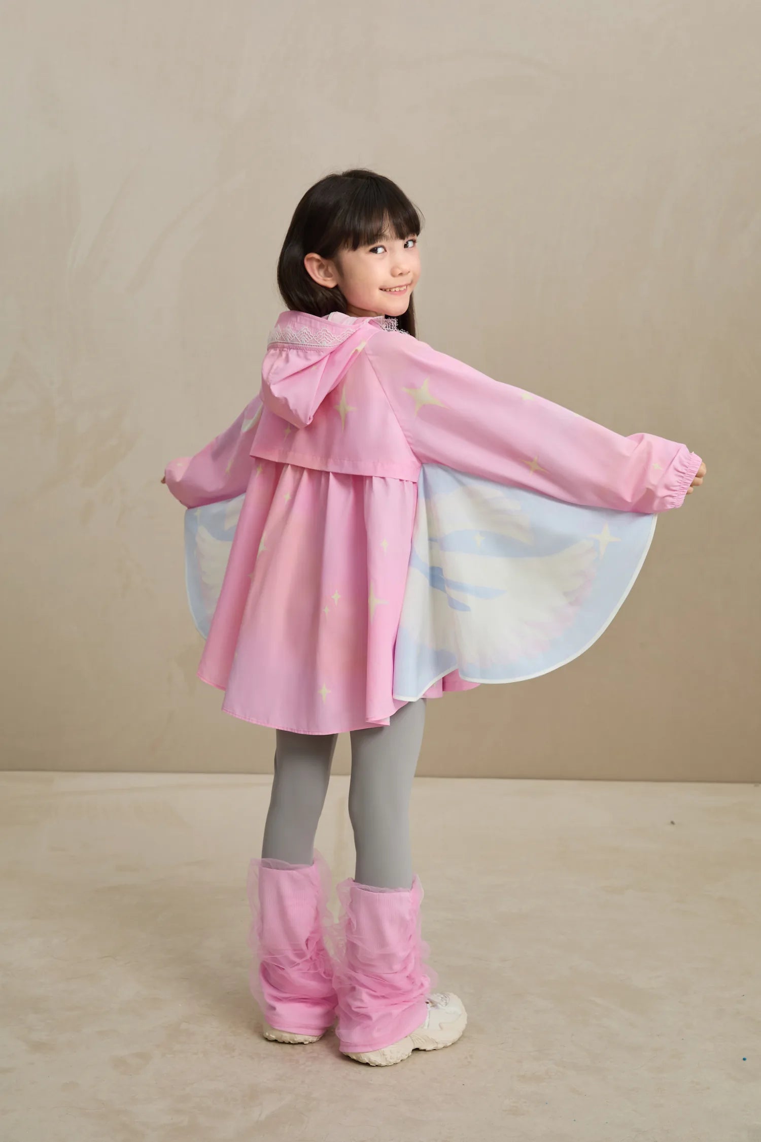 Poco Blush Featherlight Mesh Layered Leggings