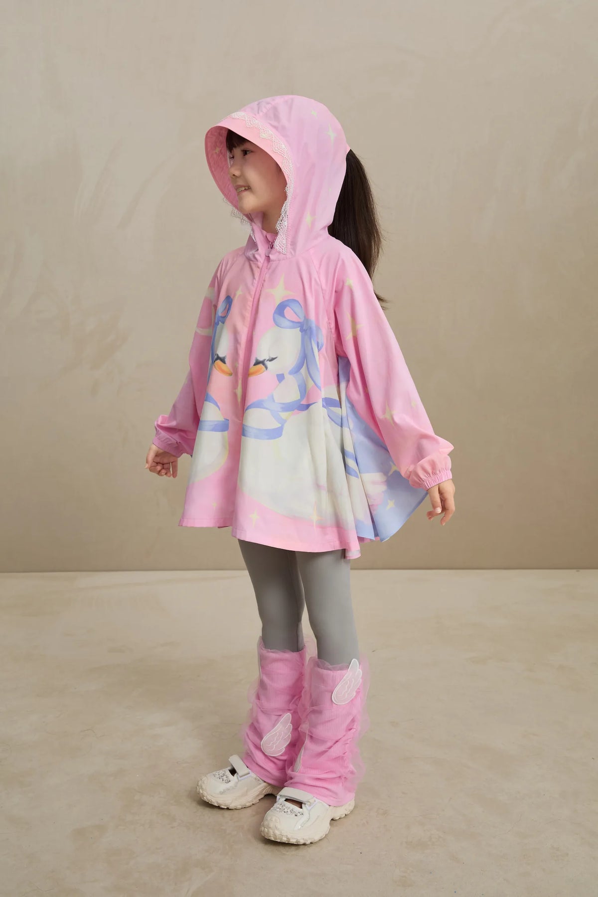 Poco Blush Featherlight Mesh Layered Leggings