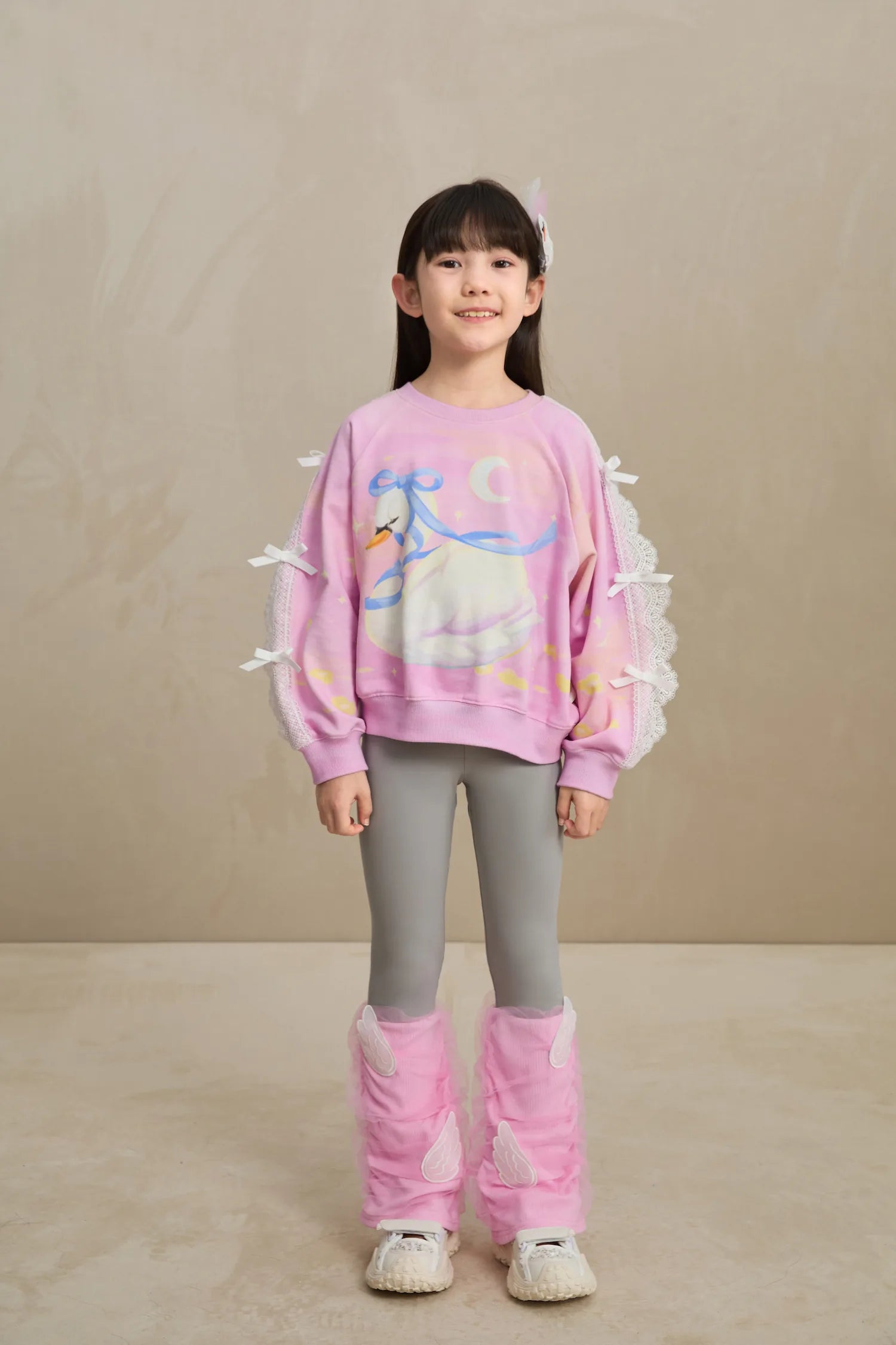 Poco Blush Featherlight Mesh Layered Leggings