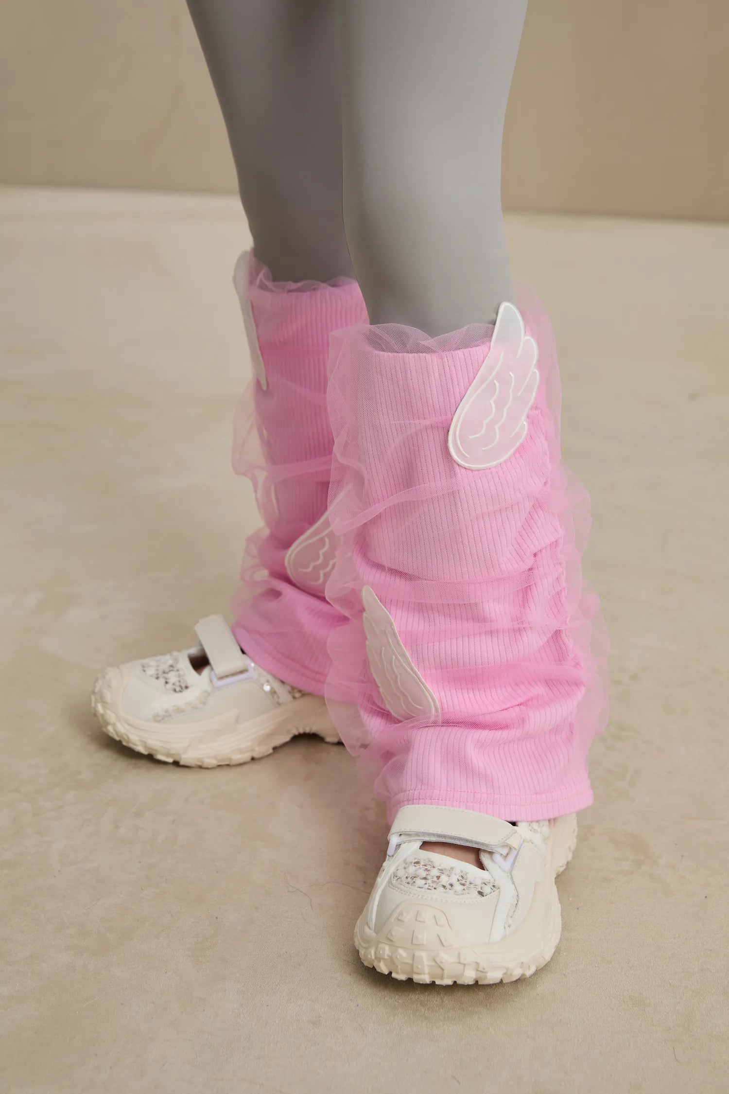 Poco Blush Featherlight Mesh Layered Leggings