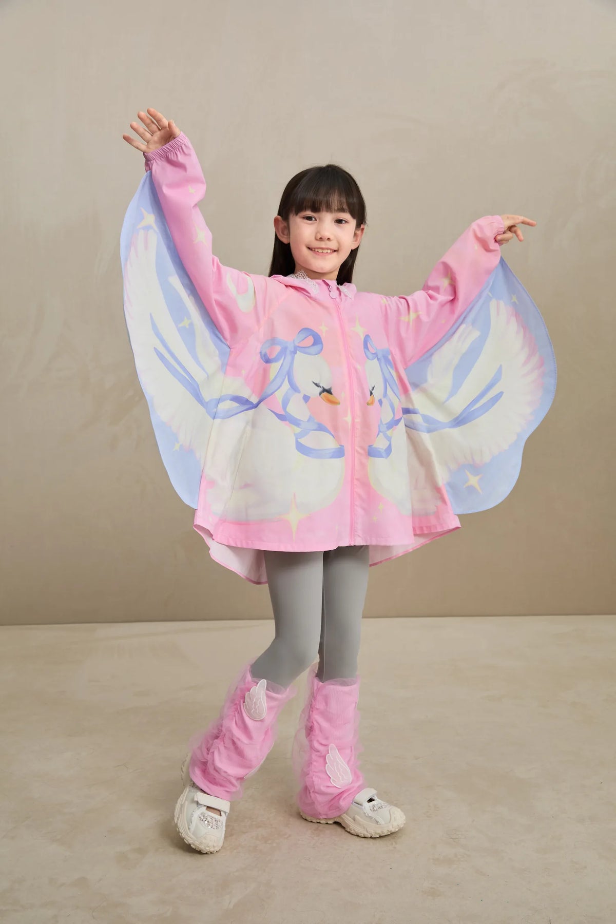 Poco Blush Featherlight Mesh Layered Leggings
