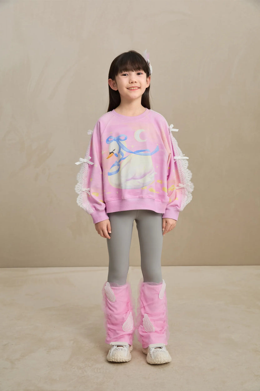 Featherlight Mesh Layered Leggings by Poco Blush, image 4