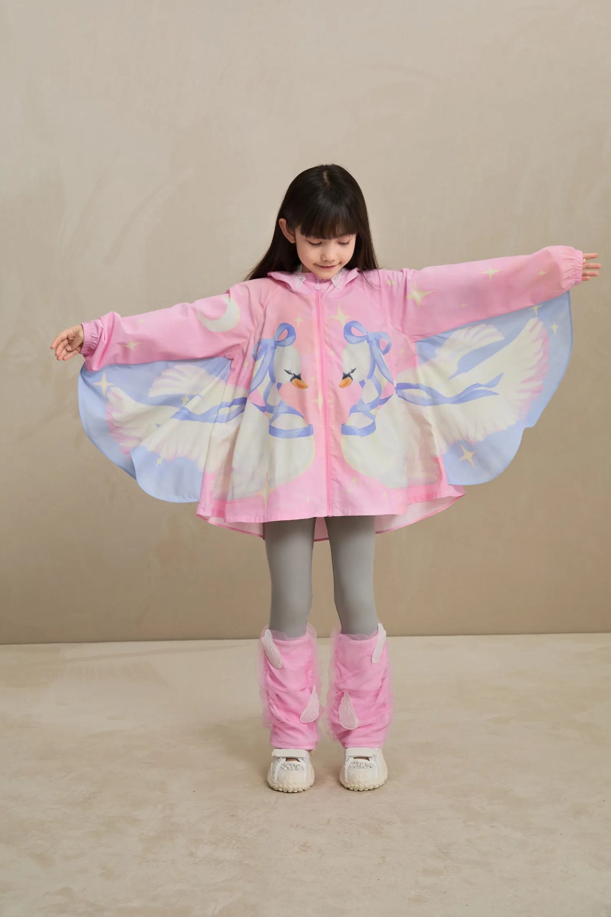 Poco Blush Featherlight Mesh Layered Leggings